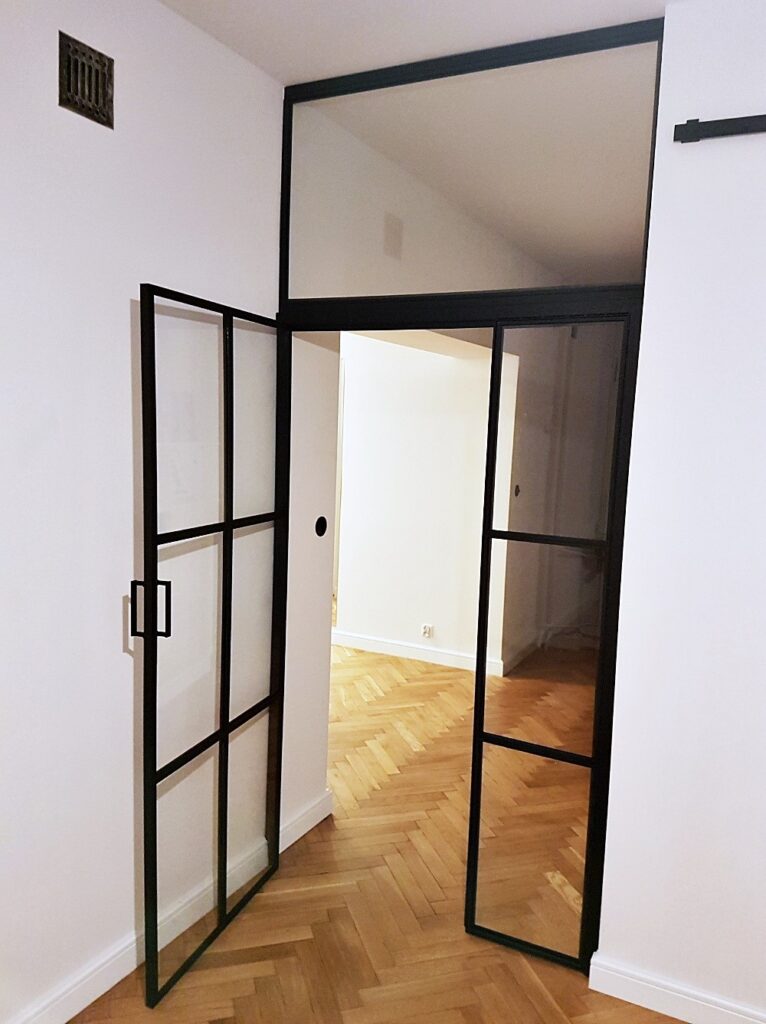 Drzwi loftowe z doświetlem GDEL